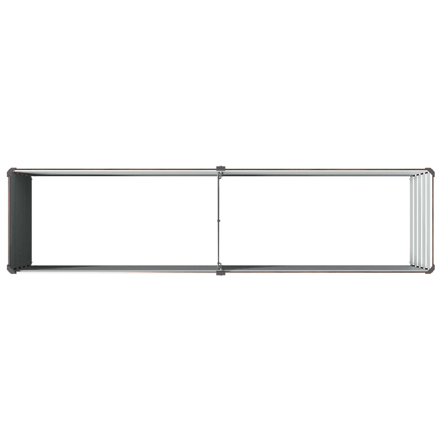 Verhoogd Tuinbed Zwart 160 x 40 x 55 cm koudgewalst staal