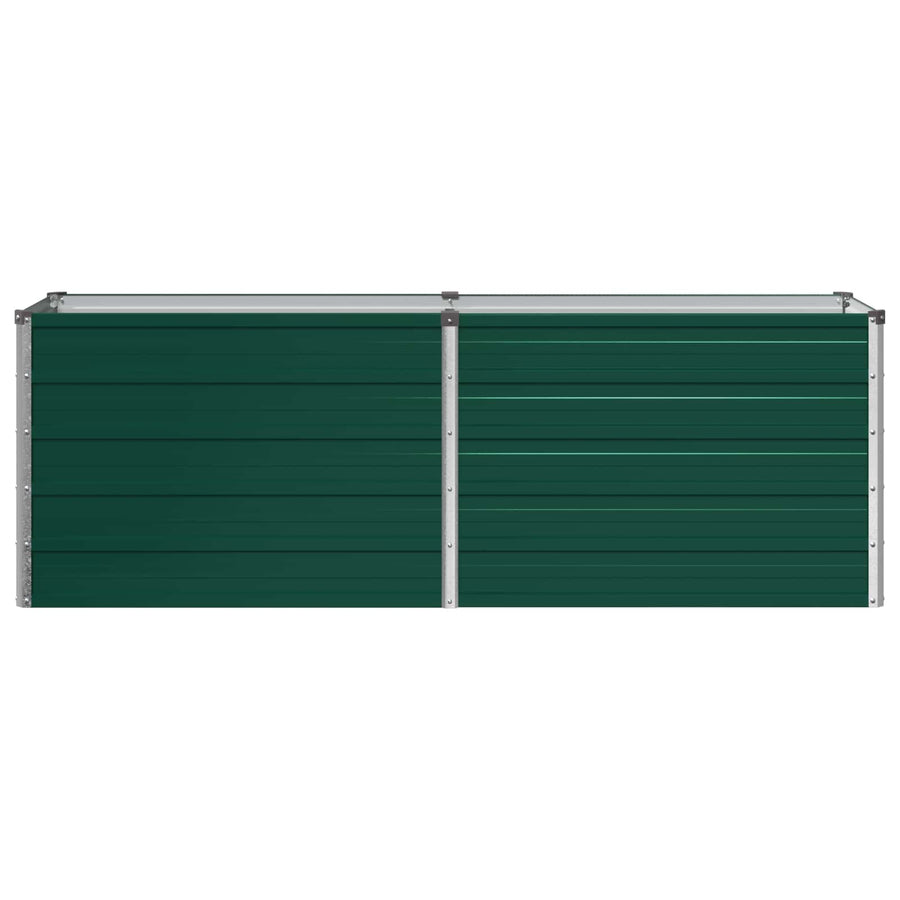 Verhoogd Tuinbed Groen 160 x 40 x 55 cm koudgewalst stalen