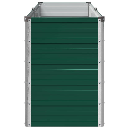 Verhoogd Tuinbed Groen 160 x 40 x 55 cm koudgewalst stalen