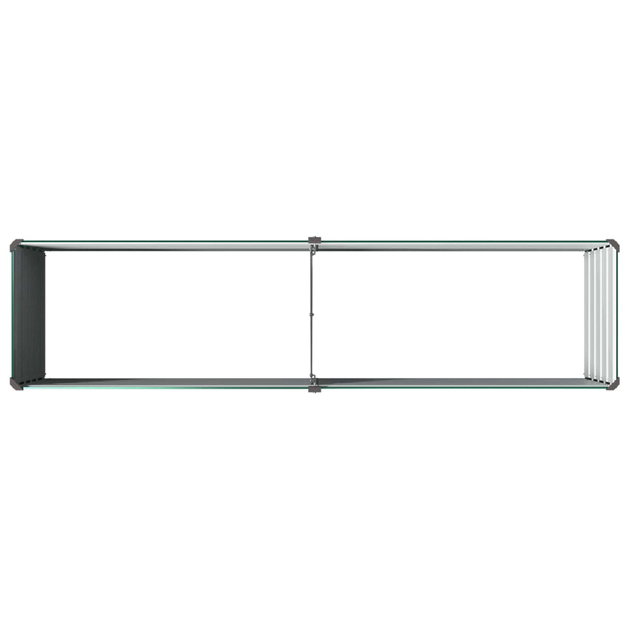 Verhoogd Tuinbed Groen 160 x 40 x 55 cm koudgewalst stalen