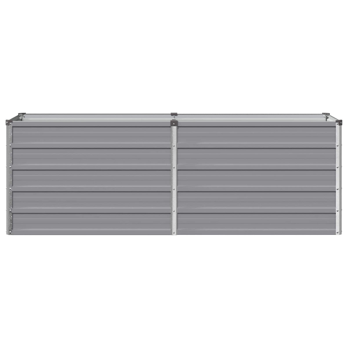 Verhoogd Tuinbed Grijs 160 x 40 x 55 cm koudgewalst staal
