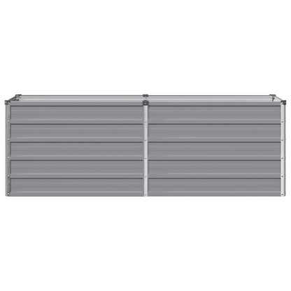 Verhoogd Tuinbed Grijs 160 x 40 x 55 cm koudgewalst staal