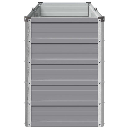 Verhoogd Tuinbed Grijs 160 x 40 x 55 cm koudgewalst staal