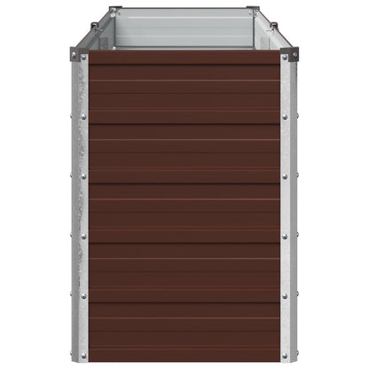 Verhoogd Tuinbed Bruin 160 x 40 x 55 cm koudgewalst staal