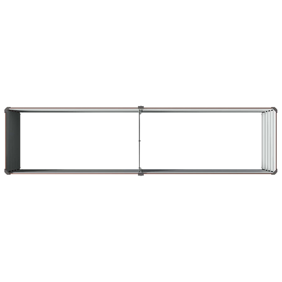 Verhoogd Tuinbed Bruin 160 x 40 x 55 cm koudgewalst staal
