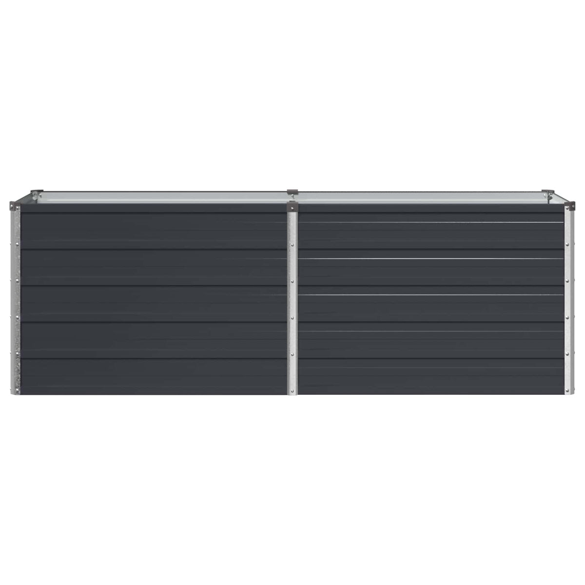 Verhoogd Tuinbed Antracietkleurig 160 x 40 x 55 cm