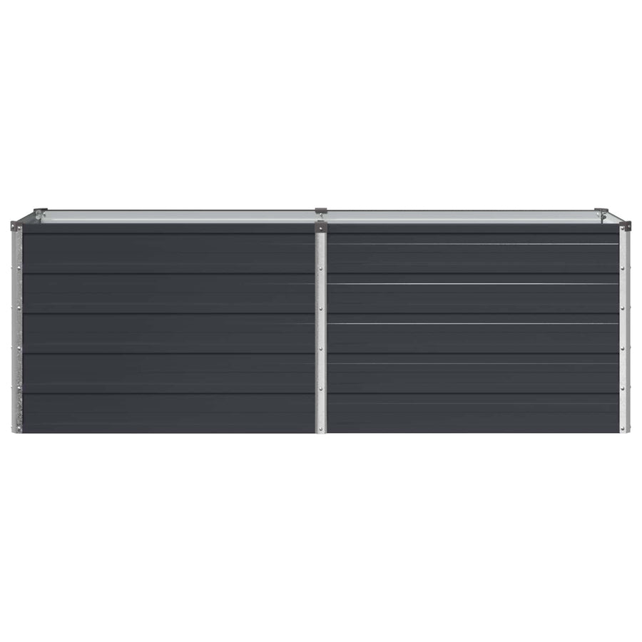 Verhoogd Tuinbed Antracietkleurig 160 x 40 x 55 cm