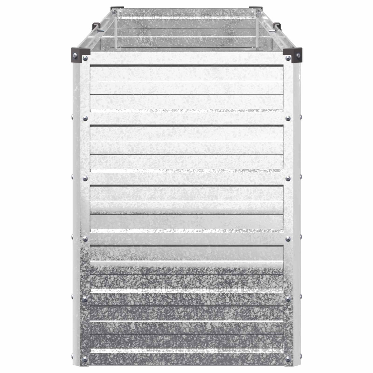 Verhoogd Tuinbed Zilverkleurig 160 x 40 x 55 cm gegalvaniseerd