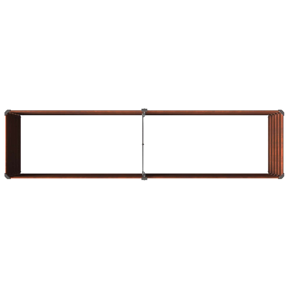Verhoogd Tuinbed Roestig 160 x 40 x 55 cm corton