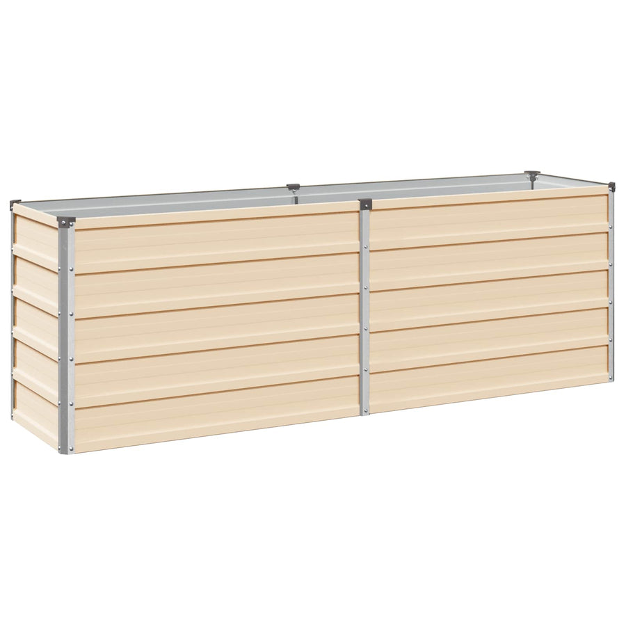 Verhoogd Tuinbed Ivoor 160 x 40 x 55 cm koudgewalst staal
