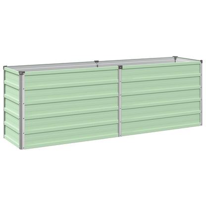 Verhoogd Tuinbed Pastelgroen 160 x 40 x 55 cm koudgewalst staal