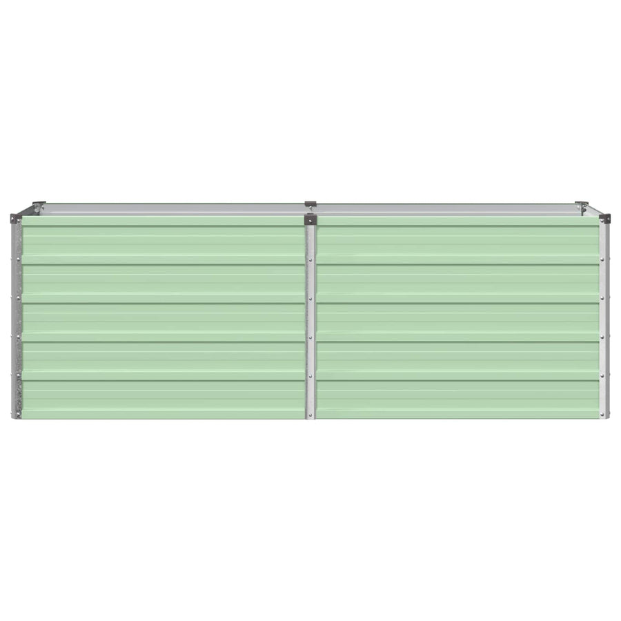 Verhoogd Tuinbed Pastelgroen 160 x 40 x 55 cm koudgewalst staal