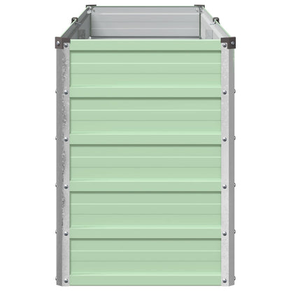 Verhoogd Tuinbed Pastelgroen 160 x 40 x 55 cm koudgewalst staal