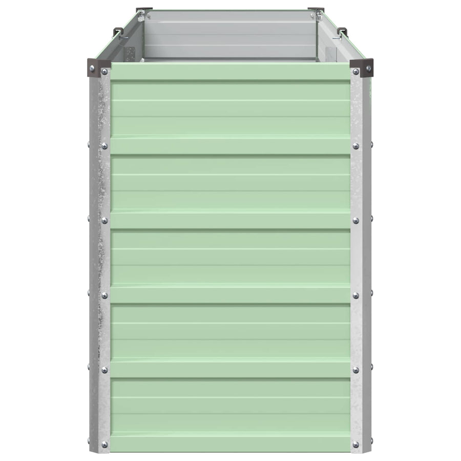 Verhoogd Tuinbed Pastelgroen 160 x 40 x 55 cm koudgewalst staal
