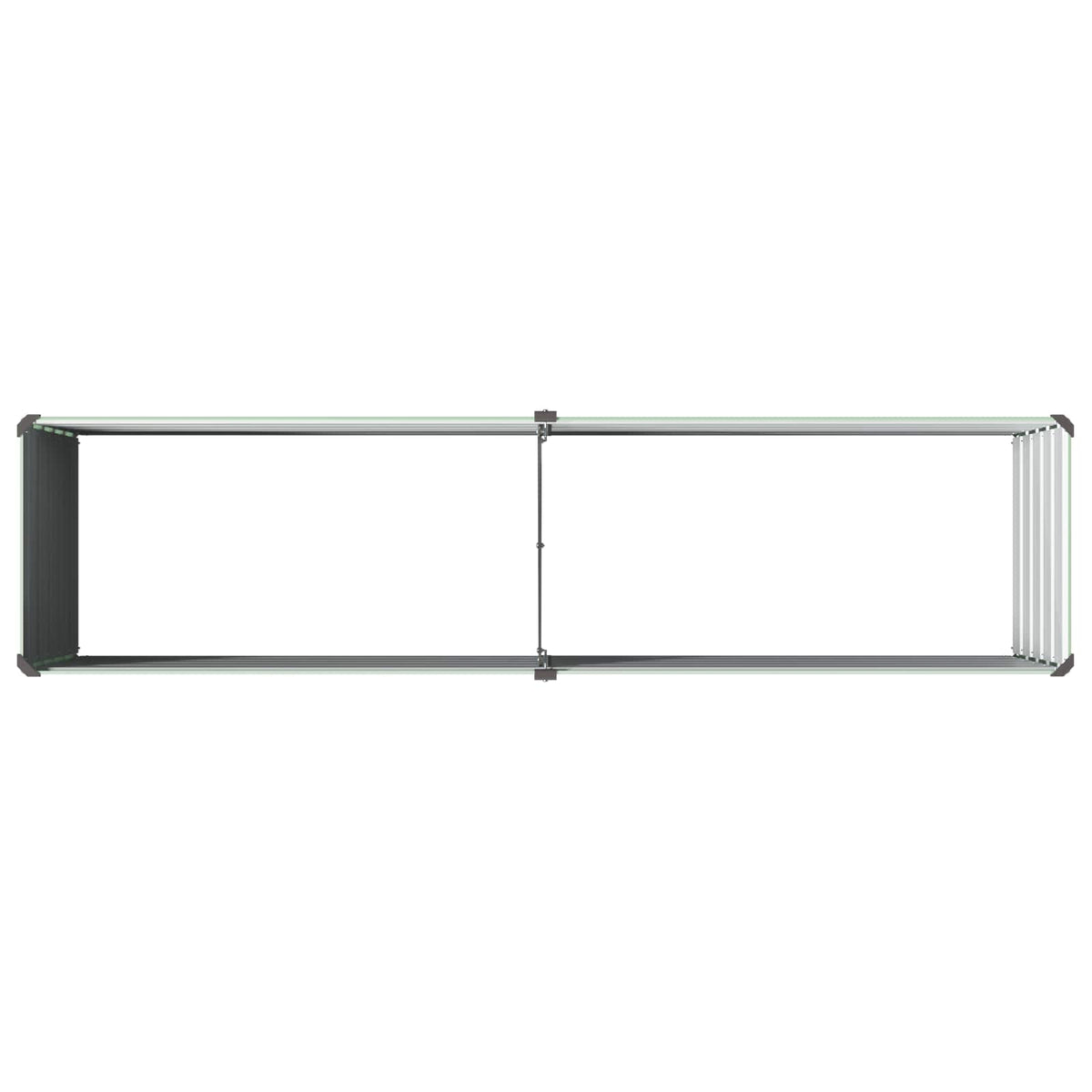 Verhoogd Tuinbed Pastelgroen 160 x 40 x 55 cm koudgewalst staal