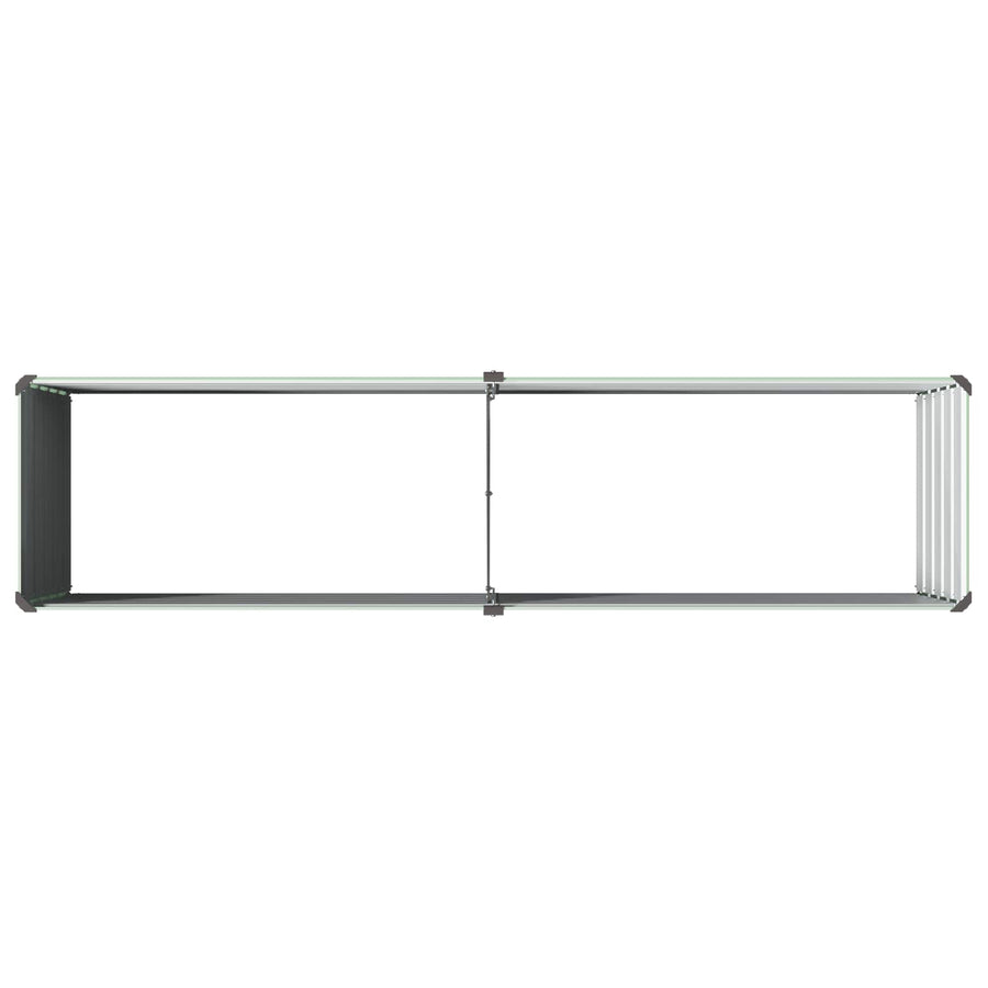 Verhoogd Tuinbed Pastelgroen 160 x 40 x 55 cm koudgewalst staal