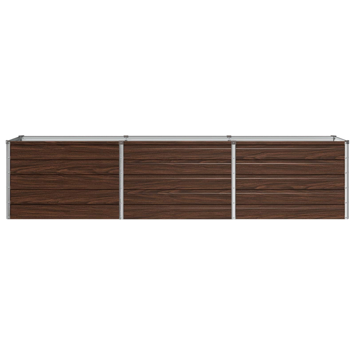 Verhoogd Tuinbed Zwart 240 x 40 x 55 cm koudgewalst staal