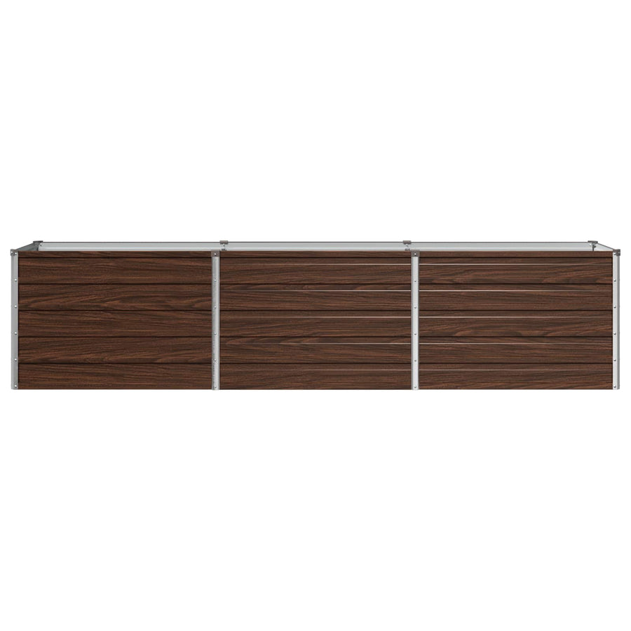 Verhoogd Tuinbed Zwart 240 x 40 x 55 cm koudgewalst staal