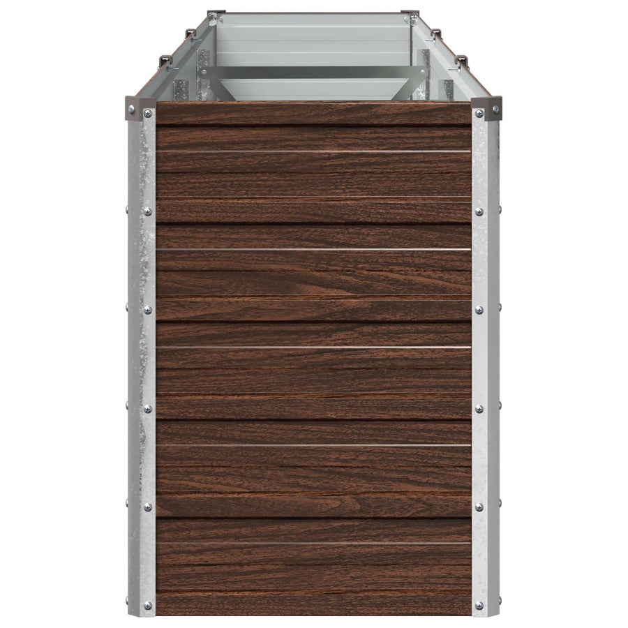 Verhoogd Tuinbed Zwart 240 x 40 x 55 cm koudgewalst staal