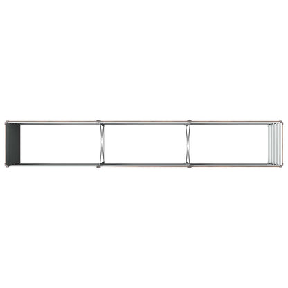 Verhoogd Tuinbed Zwart 240 x 40 x 55 cm koudgewalst staal
