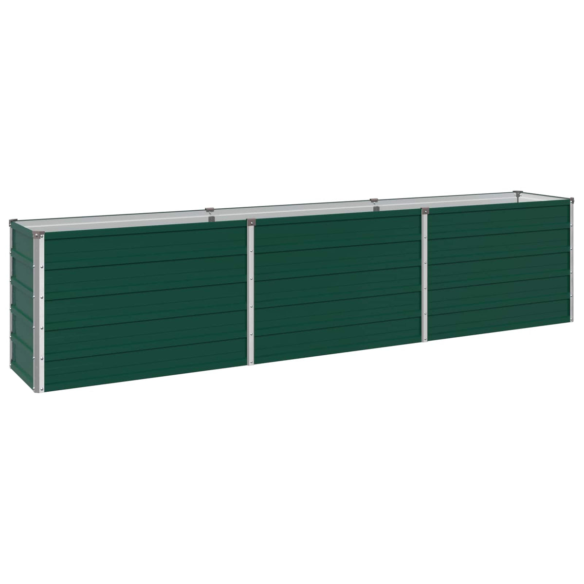 Verhoogd Tuinbed Groen 240 x 40 x 55 cm koudgewalst stalen