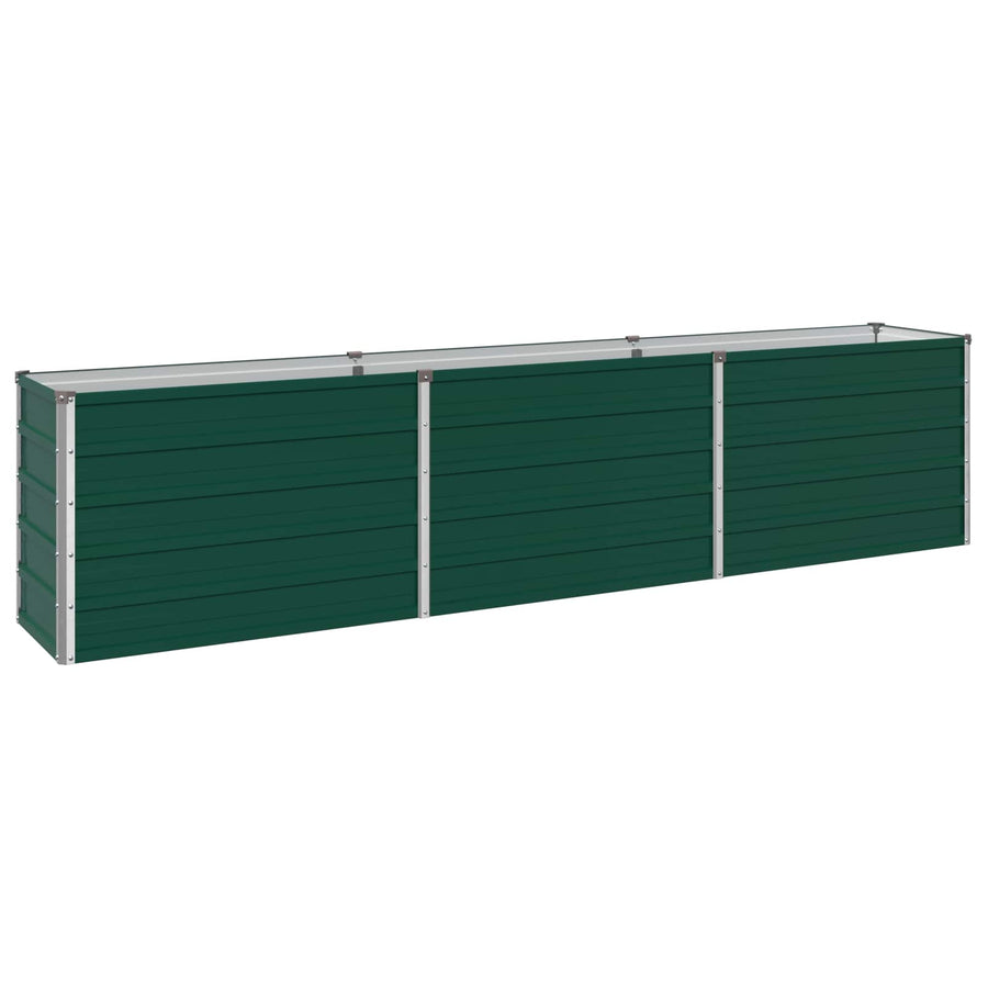 Verhoogd Tuinbed Groen 240 x 40 x 55 cm koudgewalst stalen