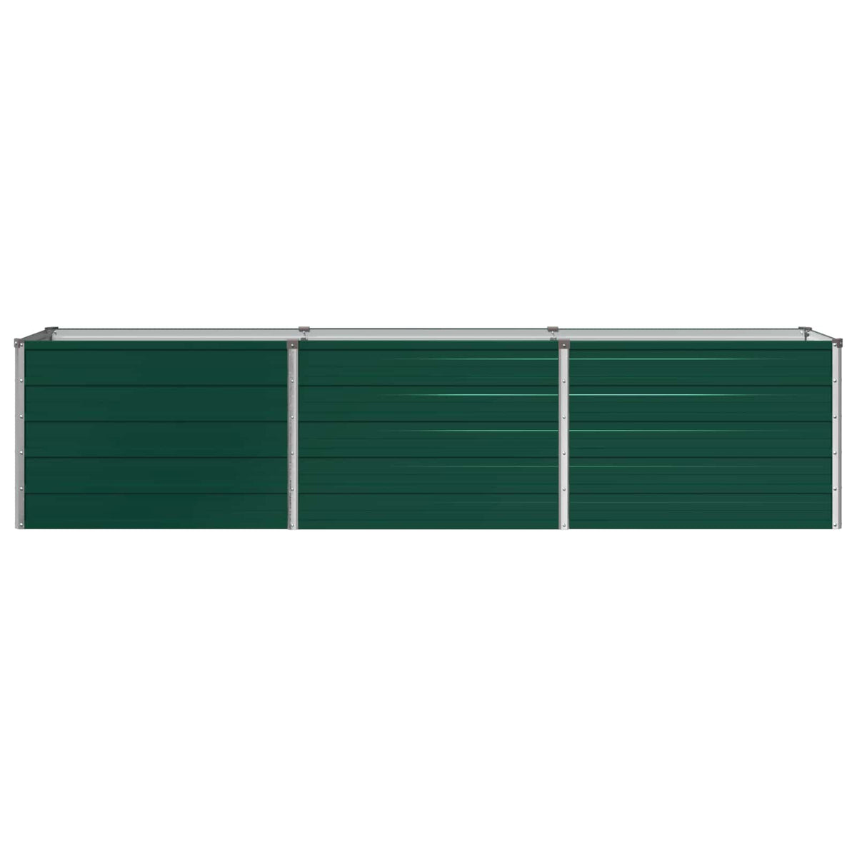 Verhoogd Tuinbed Groen 240 x 40 x 55 cm koudgewalst stalen