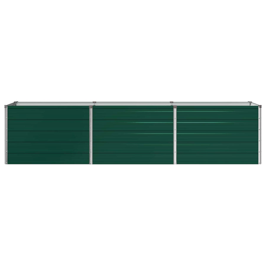 Verhoogd Tuinbed Groen 240 x 40 x 55 cm koudgewalst stalen