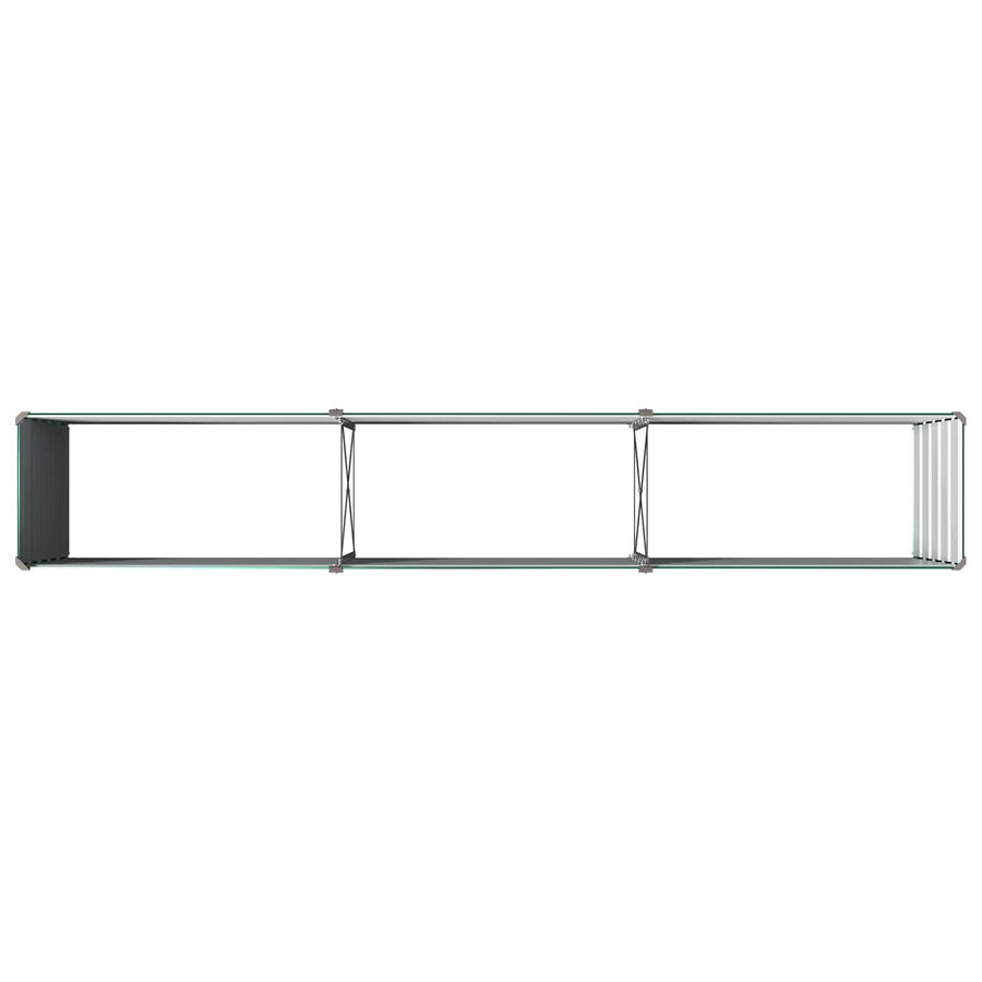 Verhoogd Tuinbed Groen 240 x 40 x 55 cm koudgewalst stalen