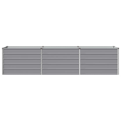 Verhoogd Tuinbed Grijs 240 x 40 x 55 cm koudgewalst staal