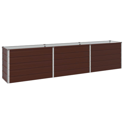 Verhoogd Tuinbed Bruin 240 x 40 x 55 cm koudgewalst staal