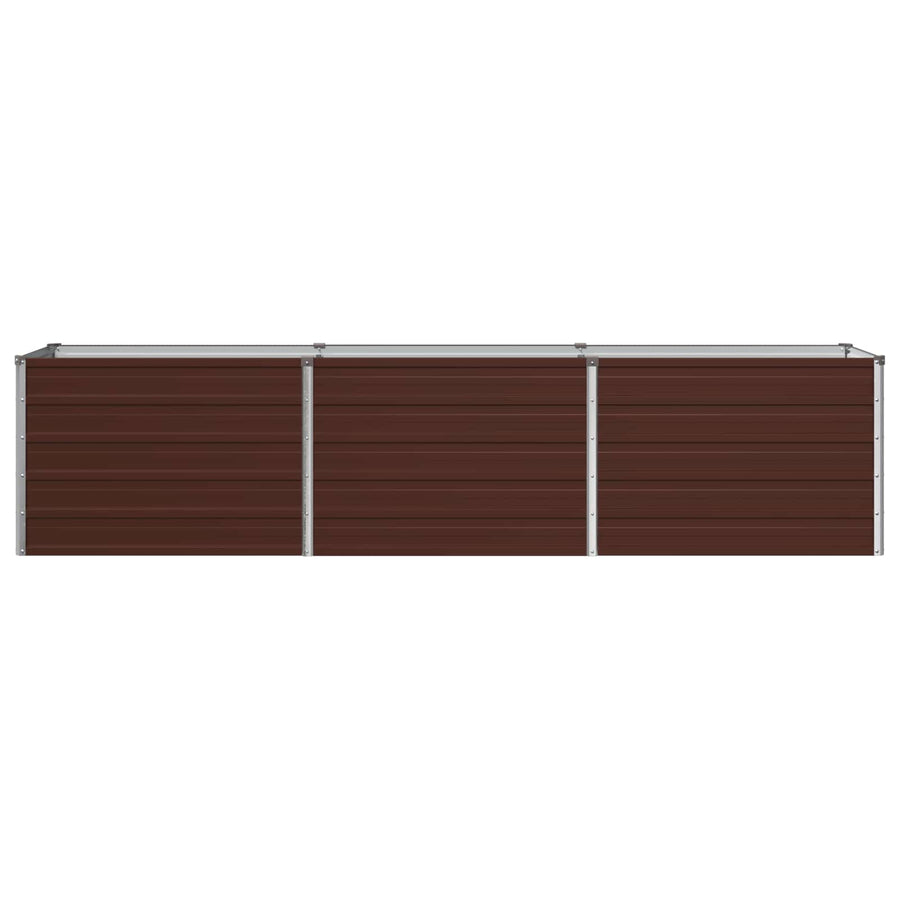 Verhoogd Tuinbed Bruin 240 x 40 x 55 cm koudgewalst staal