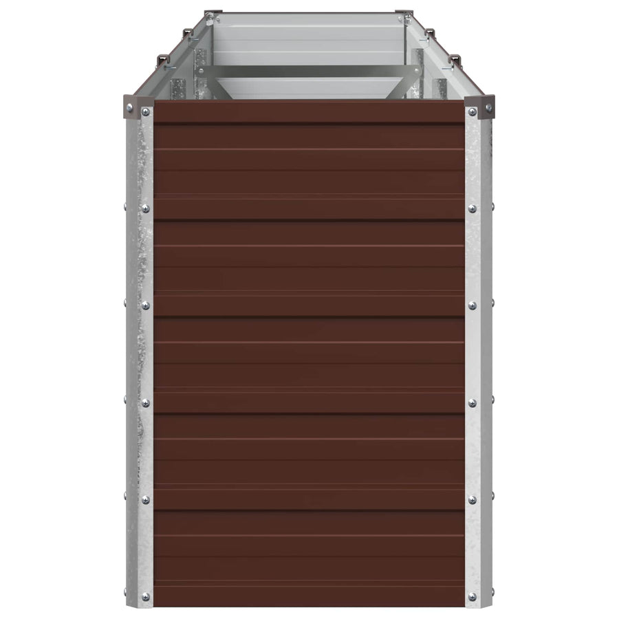Verhoogd Tuinbed Bruin 240 x 40 x 55 cm koudgewalst staal