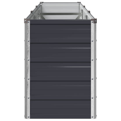 Verhoogd Tuinbed Antracietkleurig 240 x 40 x 55 cm