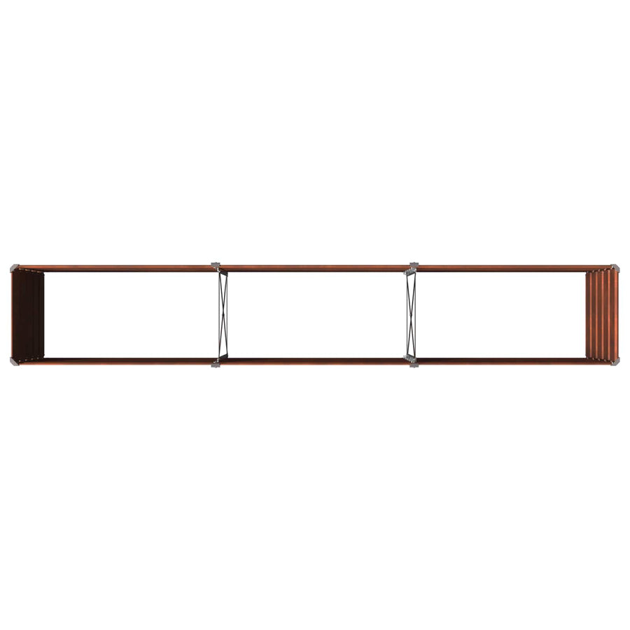 Verhoogd Tuinbed Roestig 240 x 40 x 55 cm corton