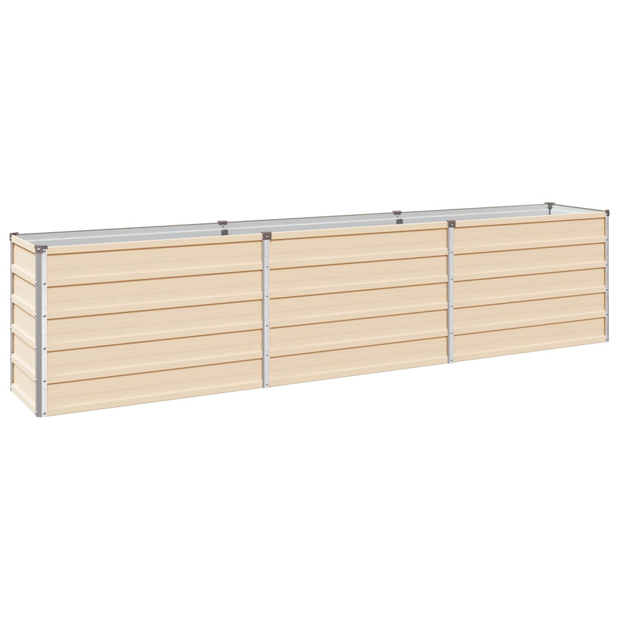 Verhoogd Tuinbed Ivoor 240 x 40 x 55 cm koudgewalst staal