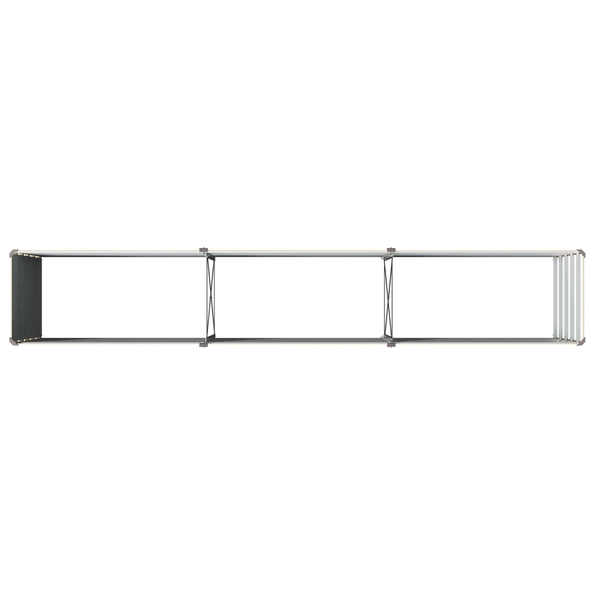 Verhoogd Tuinbed Ivoor 240 x 40 x 55 cm koudgewalst staal
