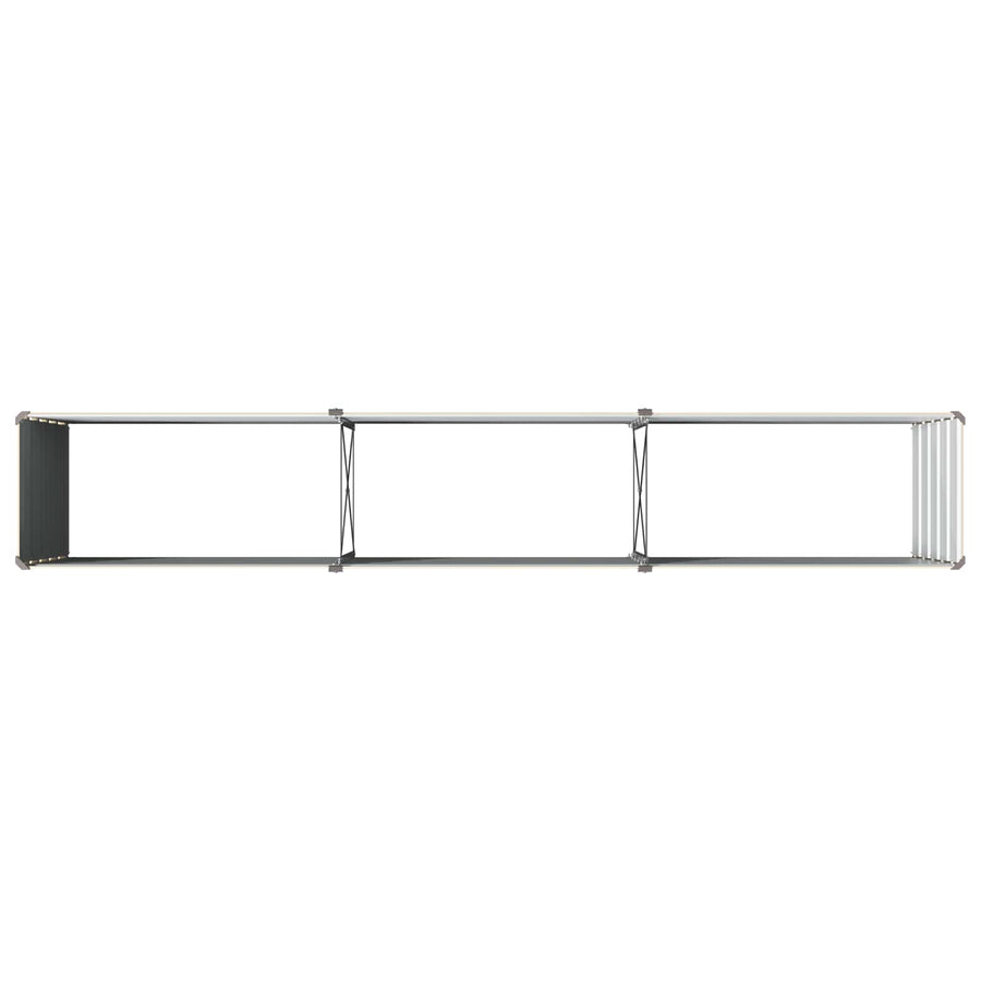 Verhoogd Tuinbed Ivoor 240 x 40 x 55 cm koudgewalst staal