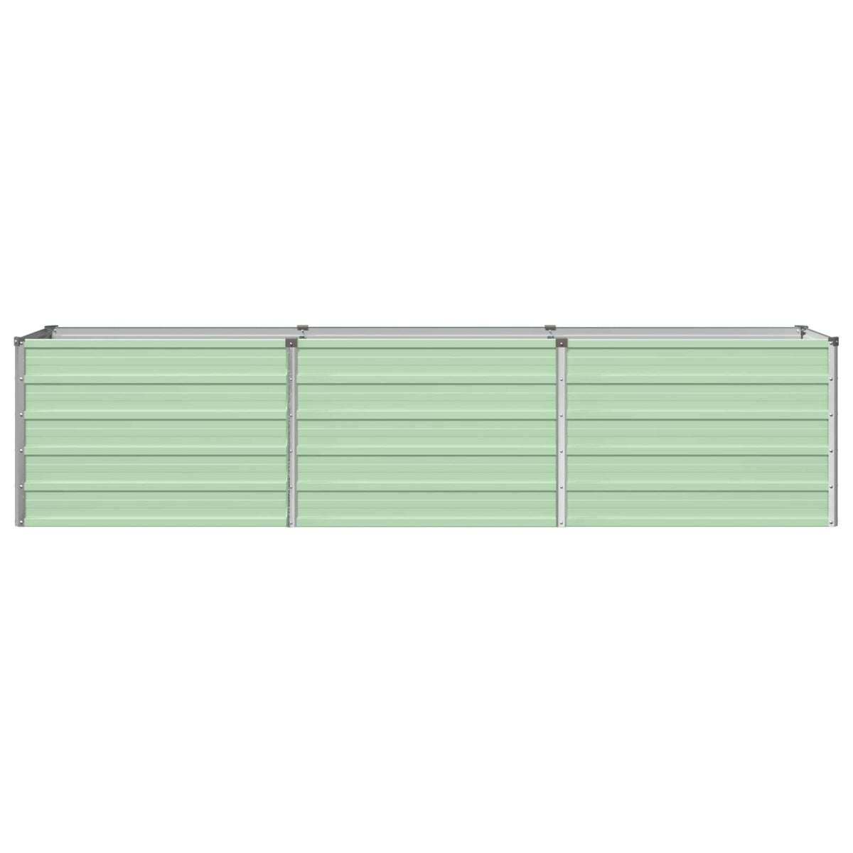 Verhoogd Tuinbed Pastelgroen 240 x 40 x 55 cm koudgewalst staal