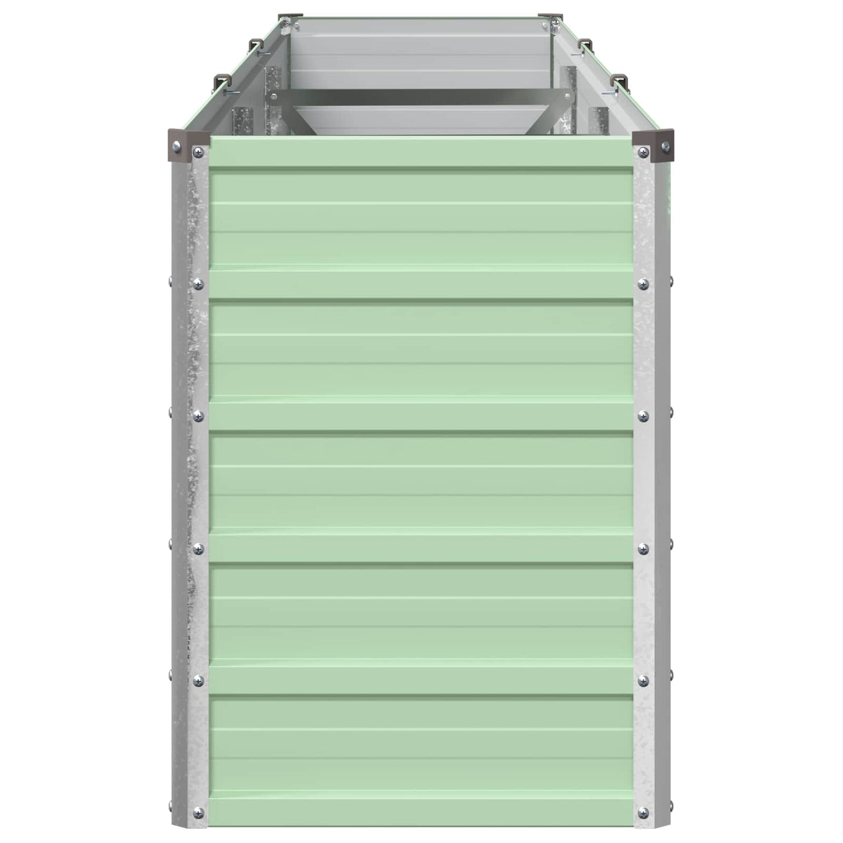 Verhoogd Tuinbed Pastelgroen 240 x 40 x 55 cm koudgewalst staal