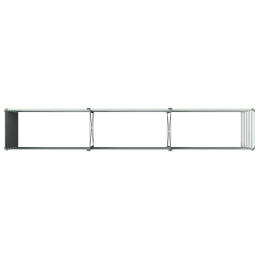Verhoogd Tuinbed Pastelgroen 240 x 40 x 55 cm koudgewalst staal