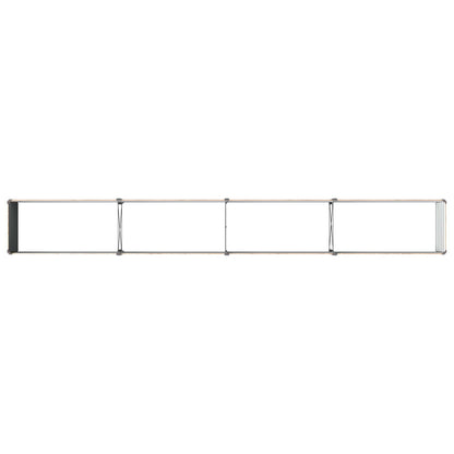 Verhoogd Tuinbed Houtbruin 320 x 40 x 55 cm koudgewalst staal