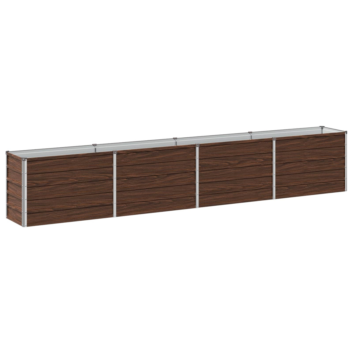 Verhoogd Tuinbed Zwart 320 x 40 x 55 cm koudgewalst staal
