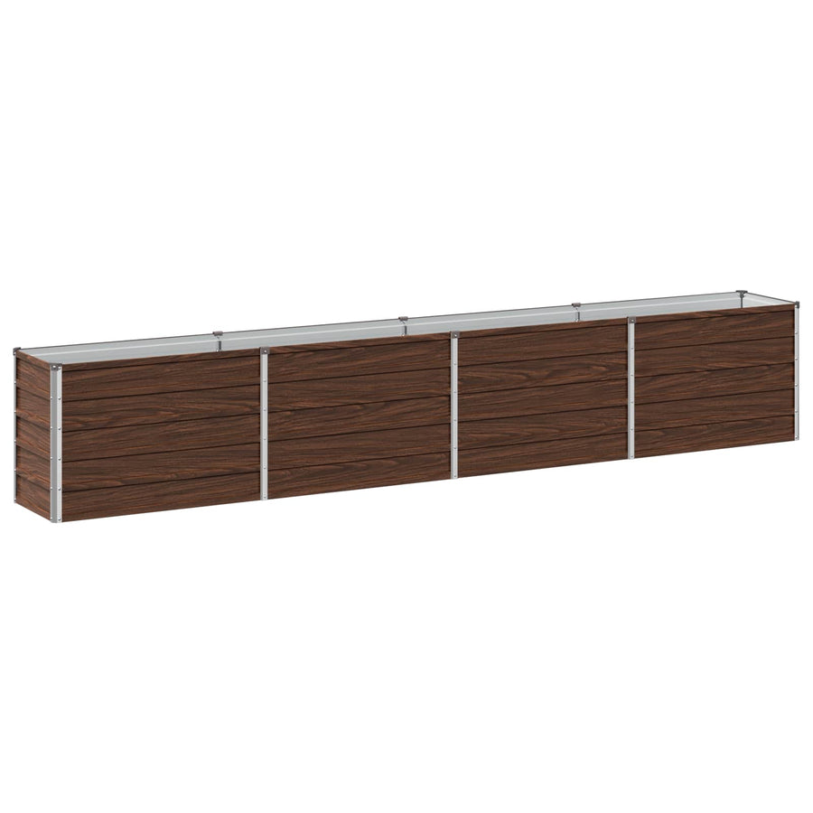 Verhoogd Tuinbed Zwart 320 x 40 x 55 cm koudgewalst staal