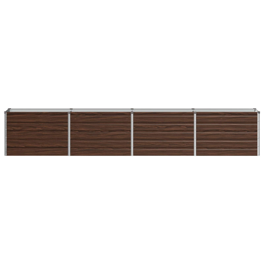 Verhoogd Tuinbed Zwart 320 x 40 x 55 cm koudgewalst staal