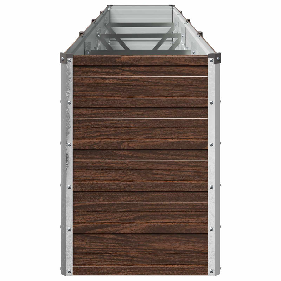 Verhoogd Tuinbed Zwart 320 x 40 x 55 cm koudgewalst staal