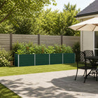 Verhoogd Tuinbed Groen 320 x 40 x 55 cm koudgewalst stalen