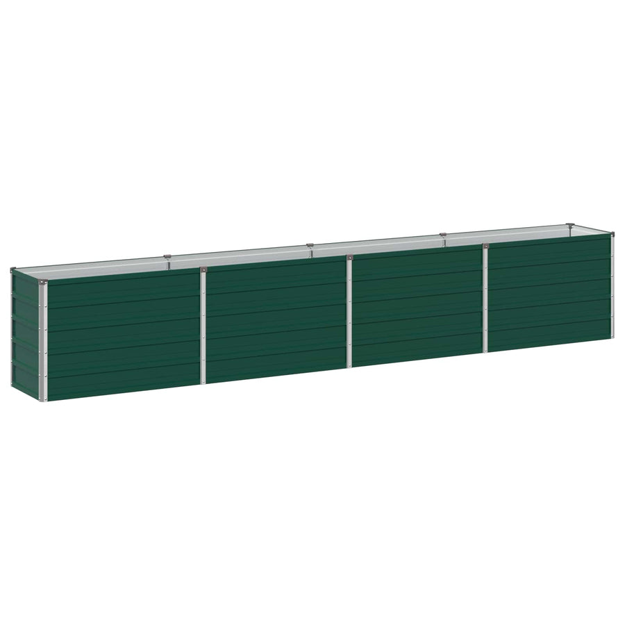 Verhoogd Tuinbed Groen 320 x 40 x 55 cm koudgewalst stalen
