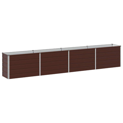 Verhoogd Tuinbed Bruin 320 x 40 x 55 cm koudgewalst staal