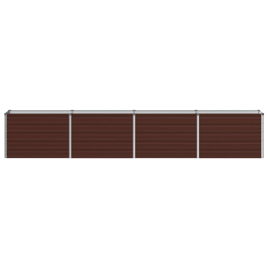 Verhoogd Tuinbed Bruin 320 x 40 x 55 cm koudgewalst staal